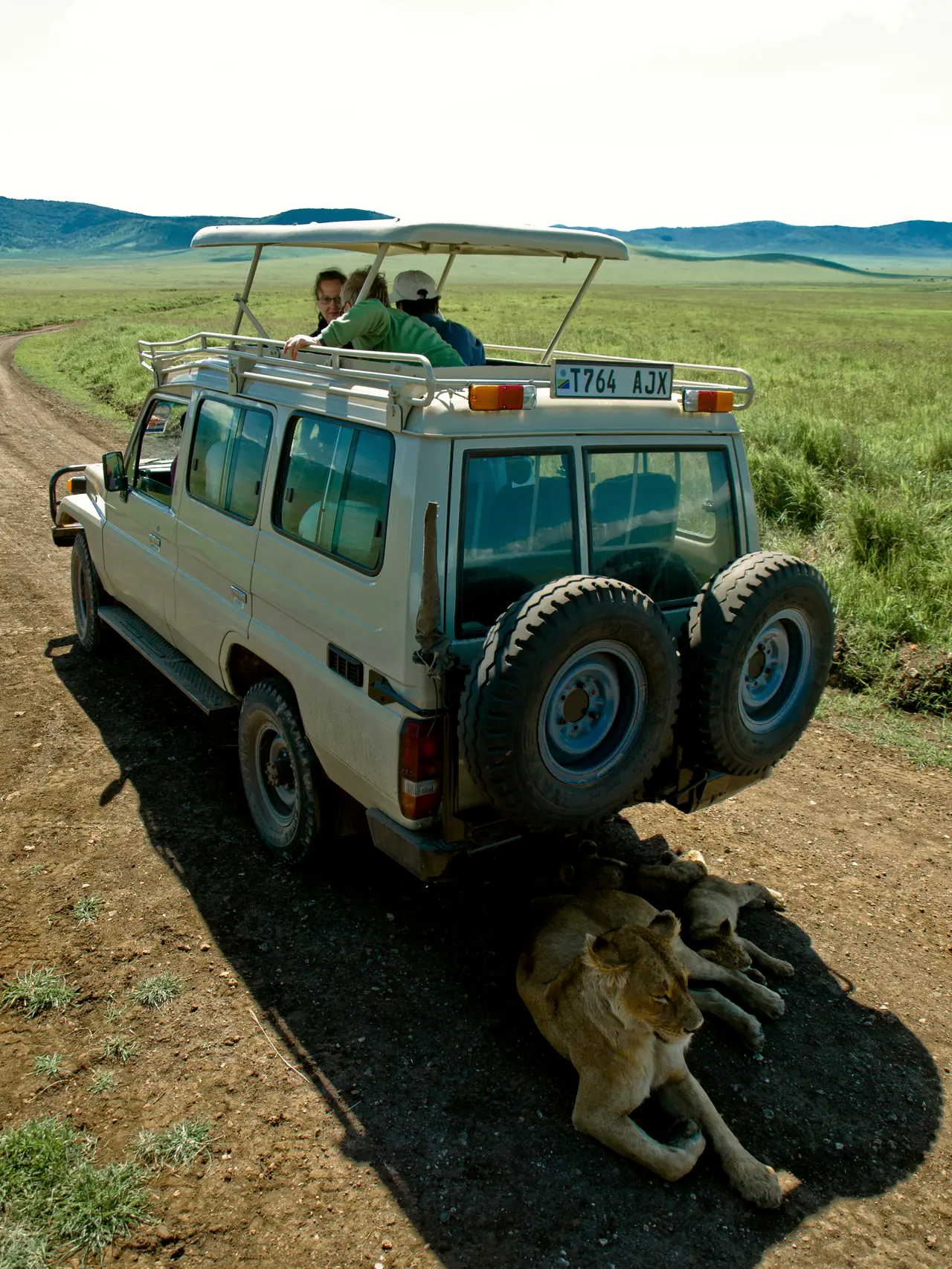 A Land Cruiser safari vehicle